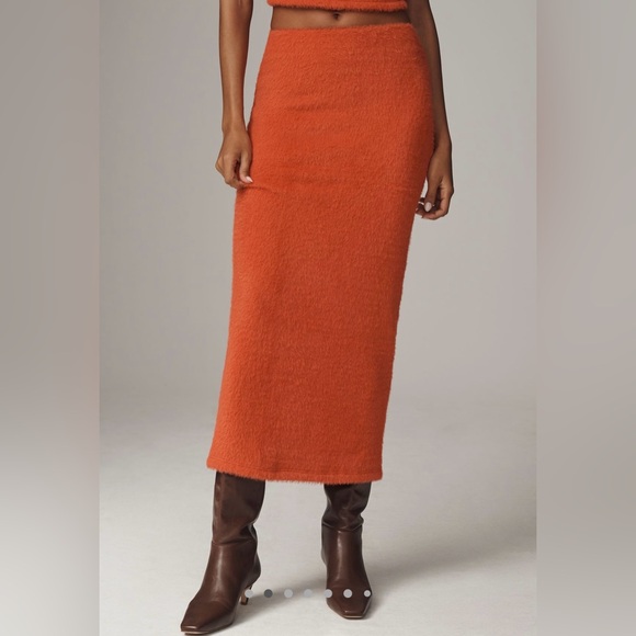 Maeve Knit Column Maxi Skirt Anthropologie Size Medium NWOT - Picture 1 of 6
